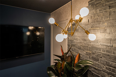 内装工事の照明